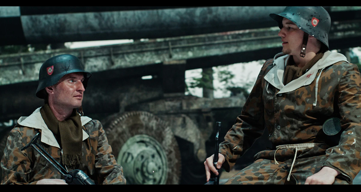 Shot: soldiers in a tank