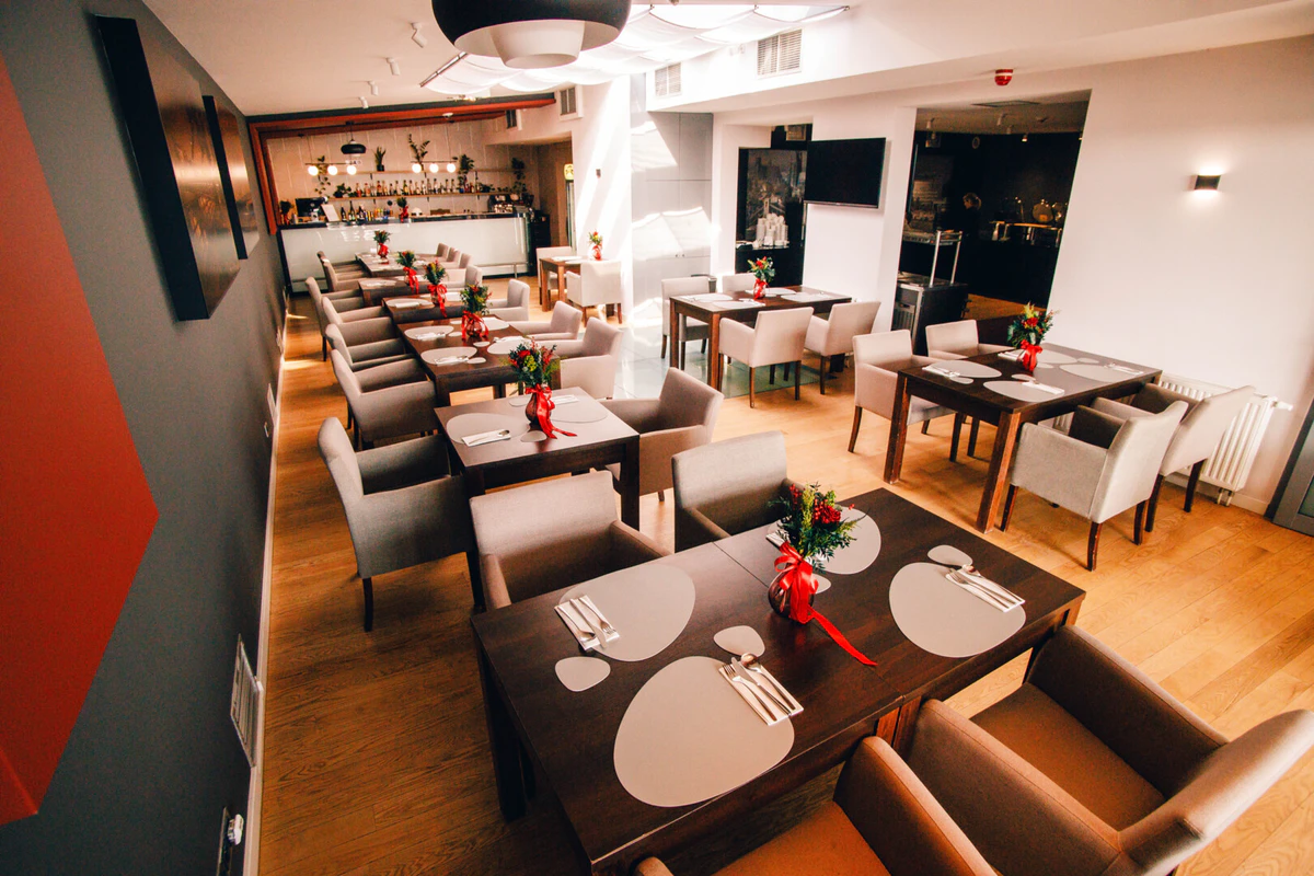 The Rakietowa restaurant at Terminal Hotel